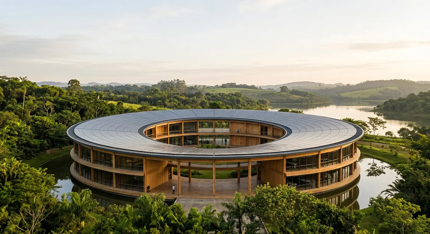 BIG transforma sede da Dymak em manifesto de madeira e luz — em Odense