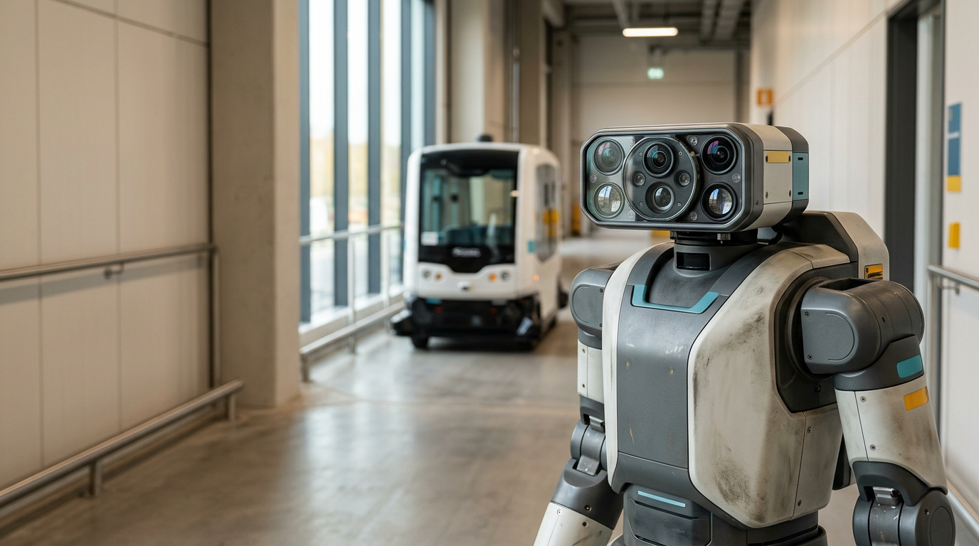 A convergência de sistemas de percepção entre veículos autônomos e robôs humanoides