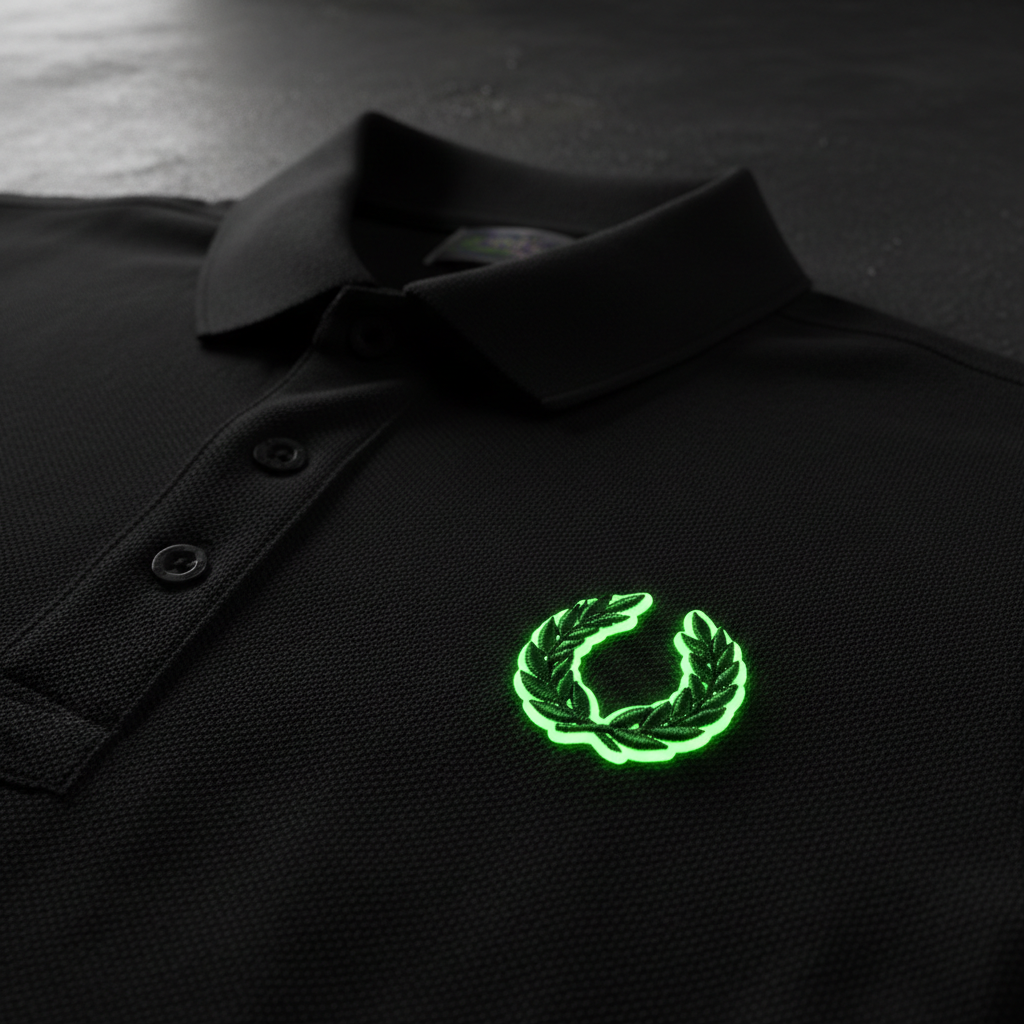 A coroa de louros da Fred Perry, agora em neon