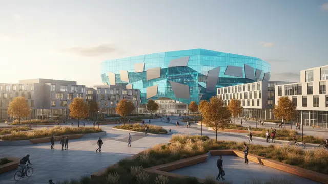 Dallas Stars troca o centro pela vizinhança: a nova arena em Plano