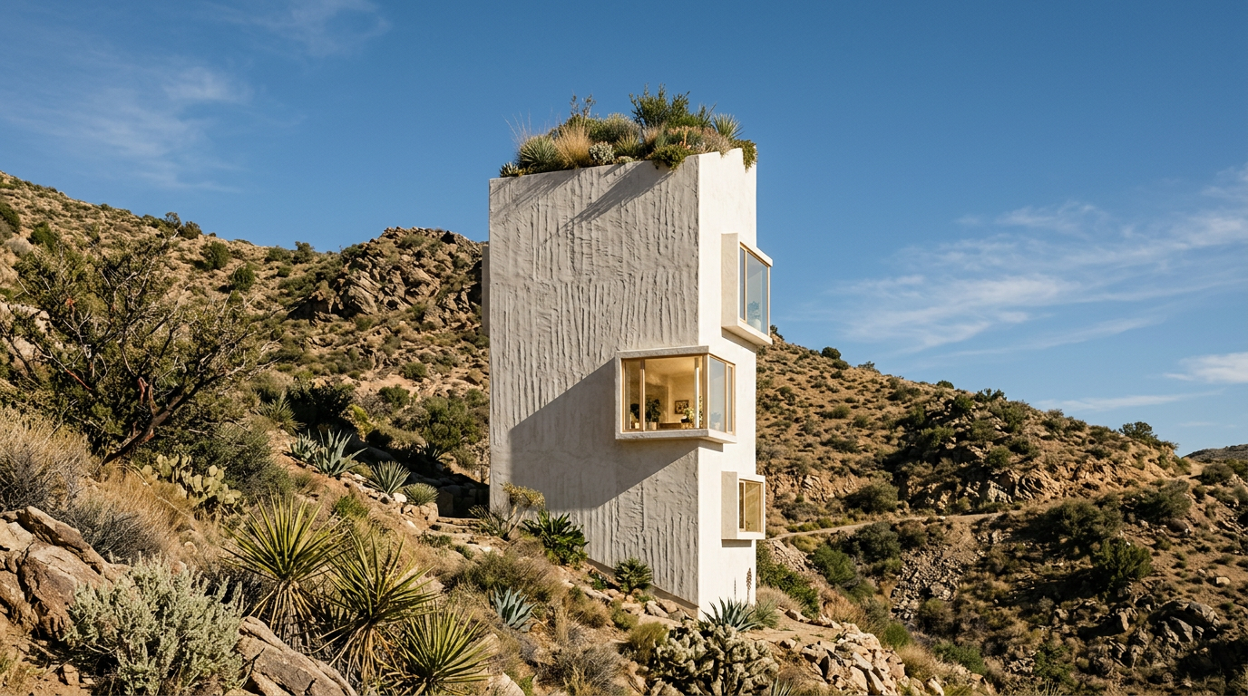 Museum Tower House desafia topografia íngreme de Los Angeles com design vertical
