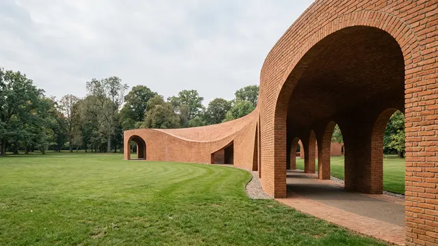 LANZA atelier redesenha o conceito de muro em pavilhão para a Serpentine Gallery