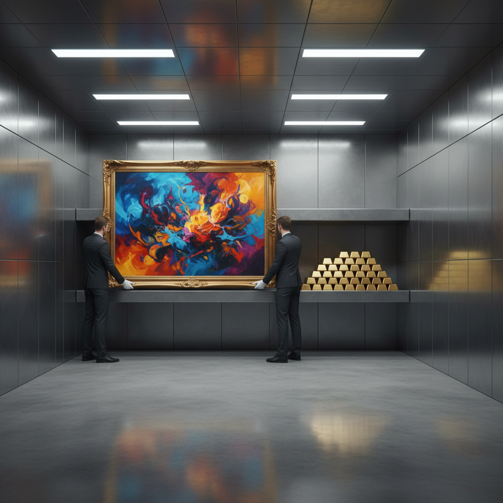 O quadro do bilionário: troféu financeiro, não mais arte