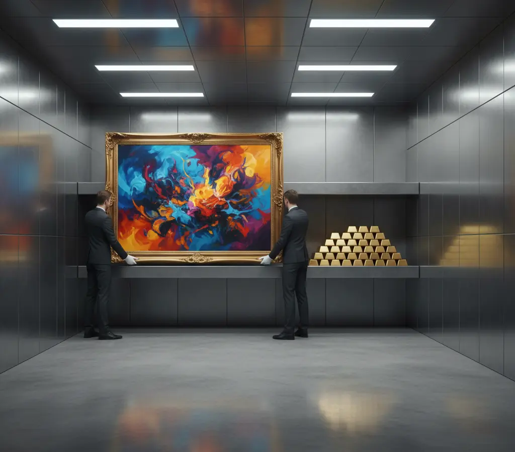 O quadro do bilionário: troféu financeiro, não mais arte