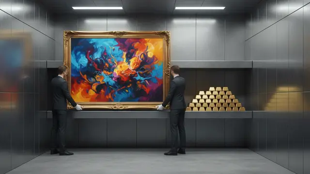 O quadro do bilionário: troféu financeiro, não mais arte