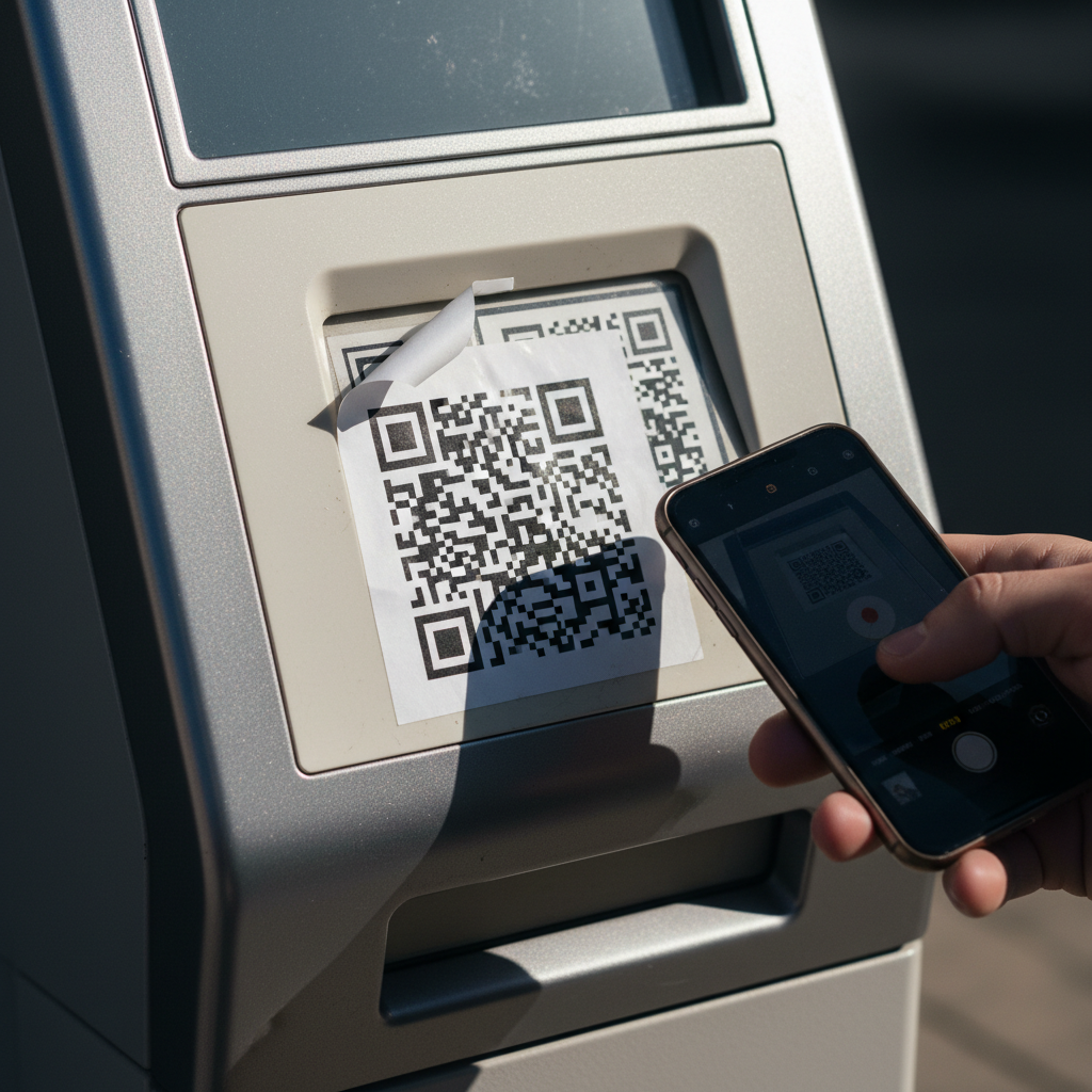 Adesivo sobre adesivo: o golpe do QR code se esconde à vista de todos