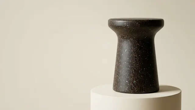 Designers transformam lixo eletrônico e casca de café em mobiliário escultural — entenda o processo