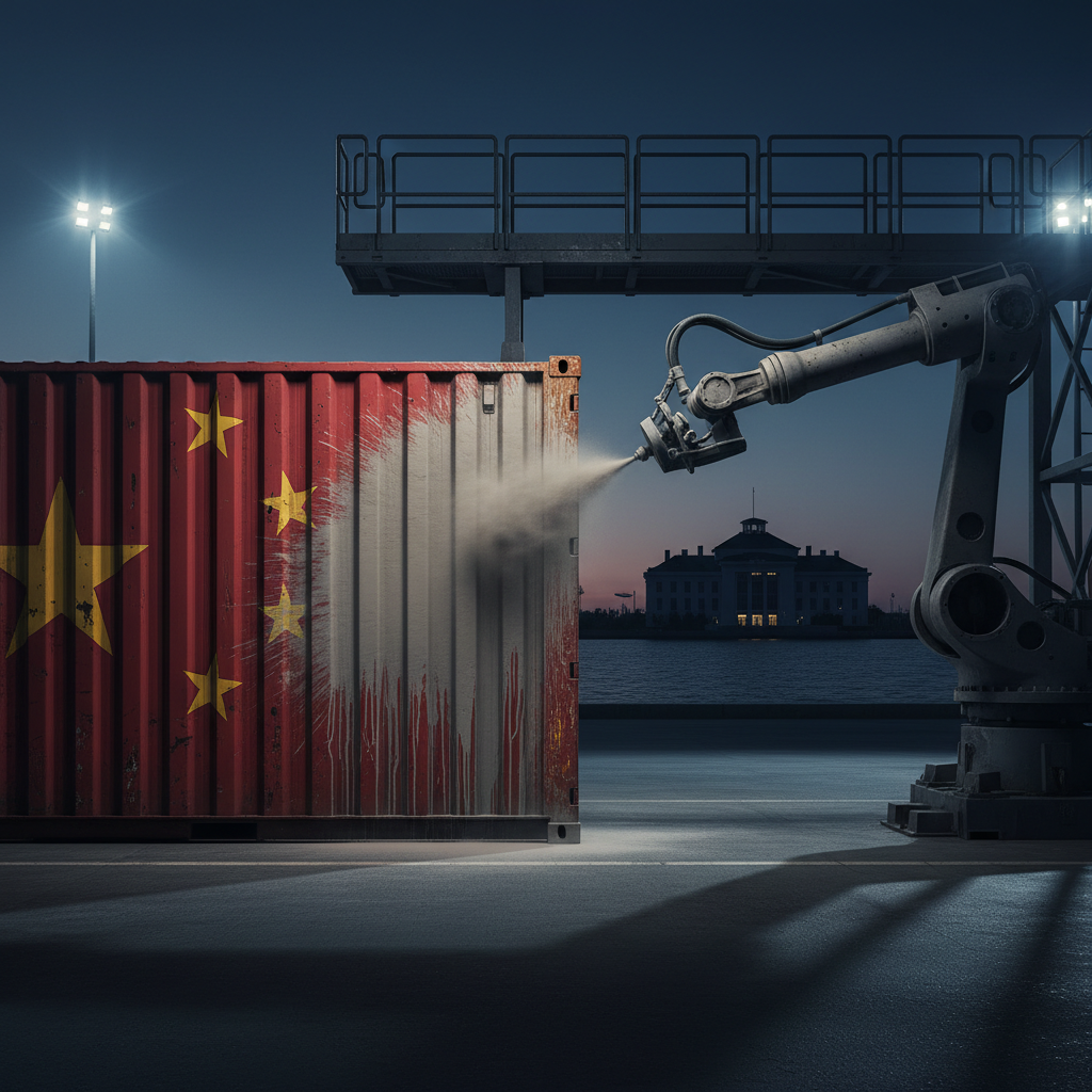 A Casa Branca e a 'lavanderia' de exportações da China