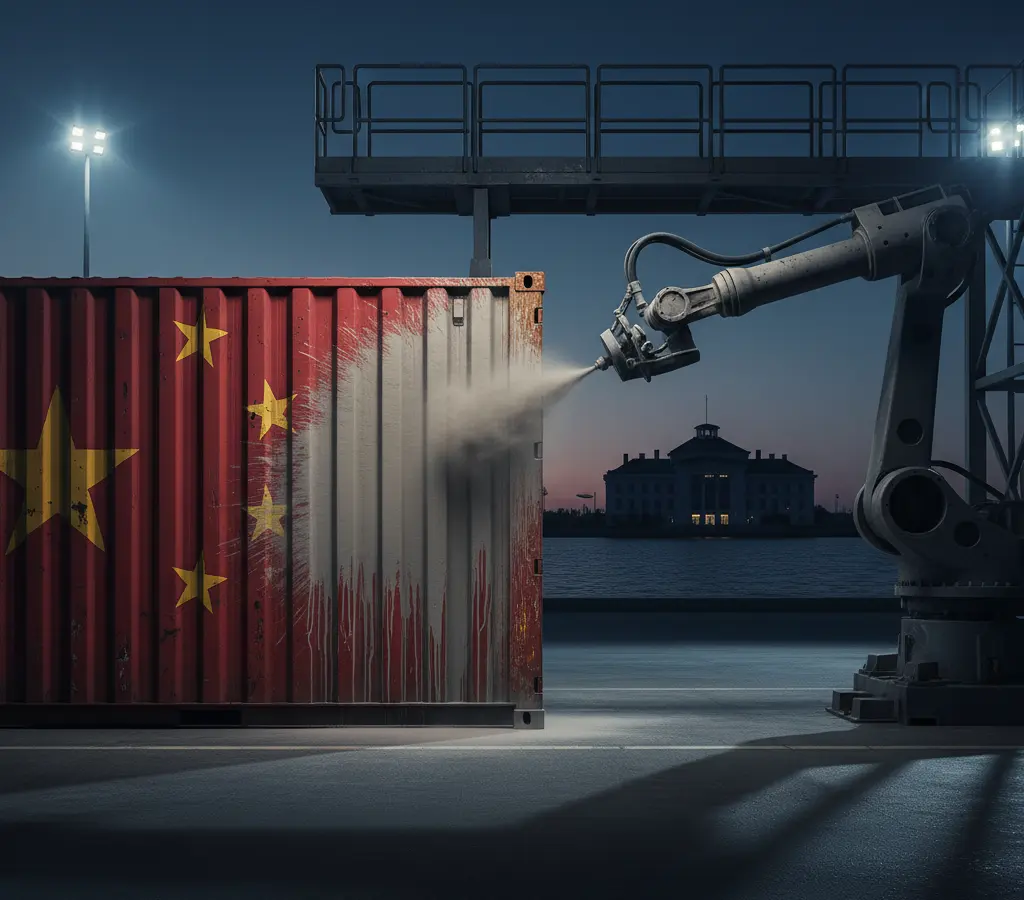 A Casa Branca e a 'lavanderia' de exportações da China