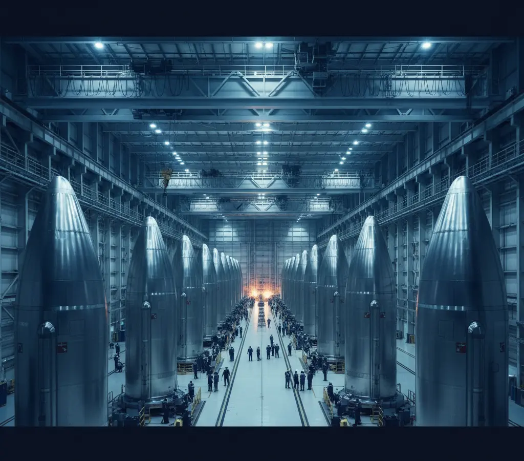 SpaceX troca protótipos pela fábrica: a Starship entra em produção
