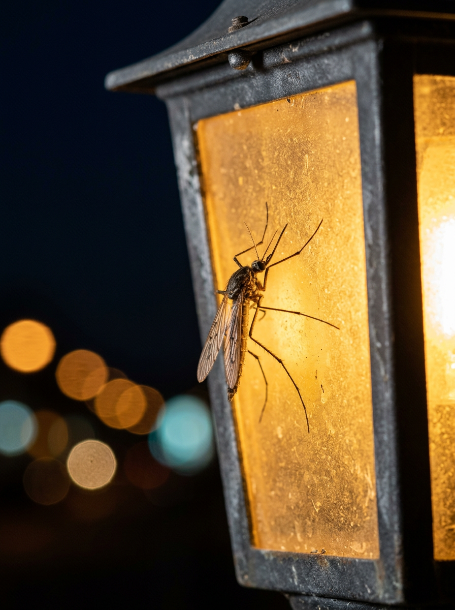 Luz artificial urbana prolonga ciclo de vida de mosquitos — e aumenta risco de doenças