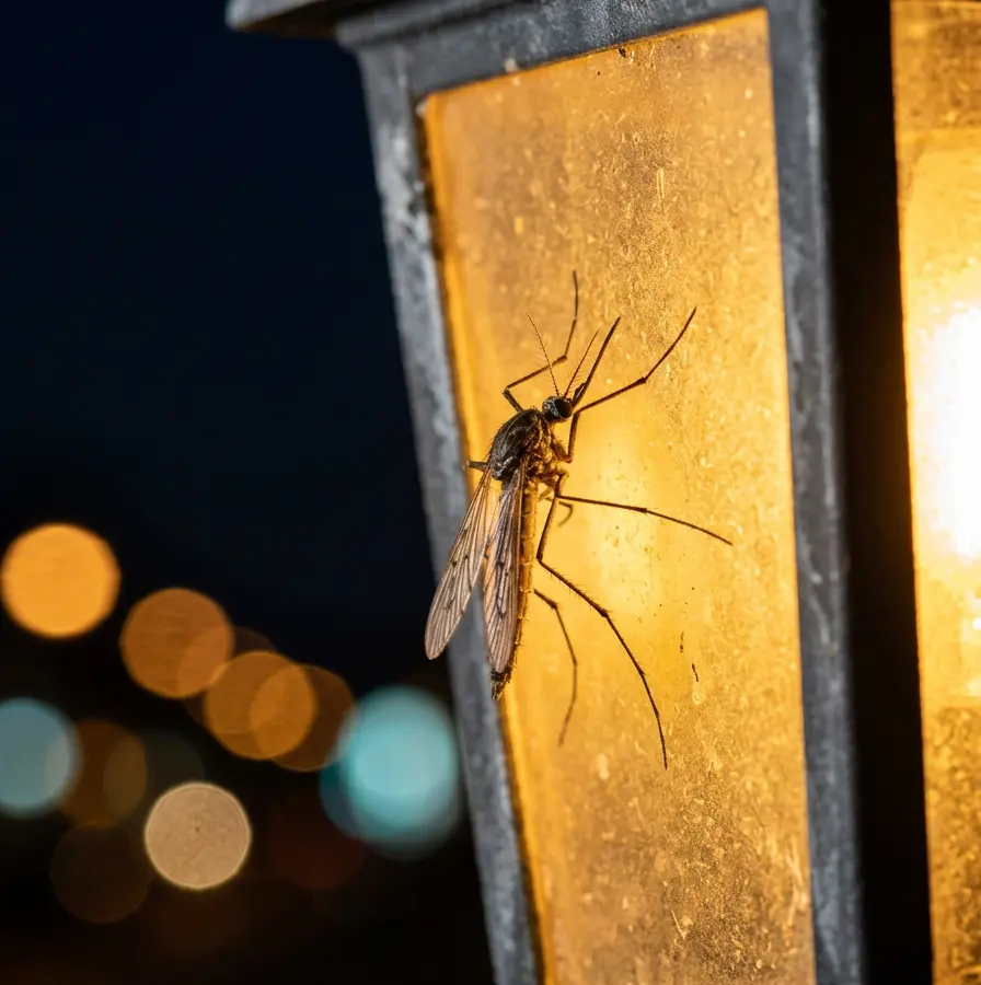 Luz artificial urbana prolonga ciclo de vida de mosquitos — e aumenta risco de doenças