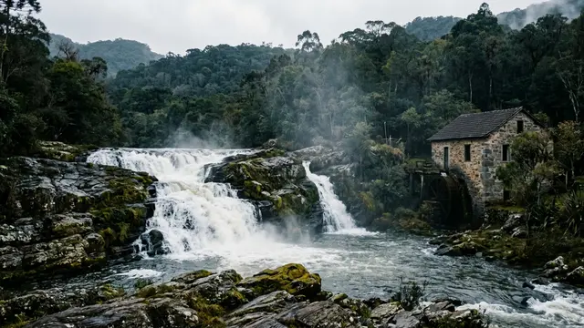 Aysgarth Falls revela história industrial por trás da paisagem natural