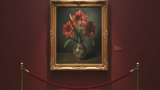 Amaryllis Lily: O legado artístico de Churchill em leilão
