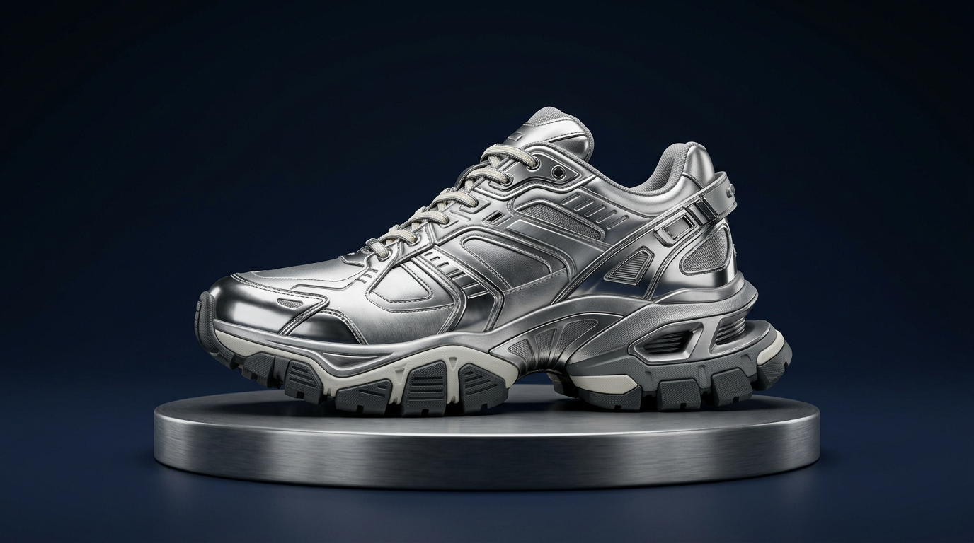 New Balance desafia o passado com a estética cromada do ABZORB 5030