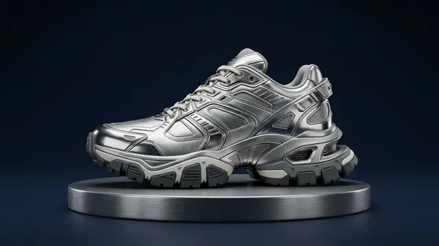 New Balance desafia o passado com a estética cromada do ABZORB 5030