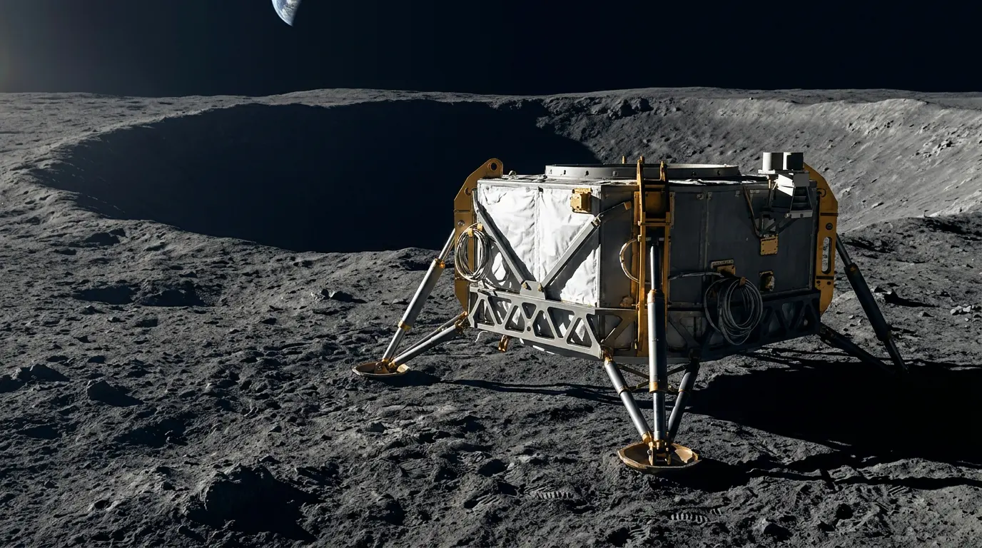 A fundação da base lunar da NASA começa com três missões no polo sul