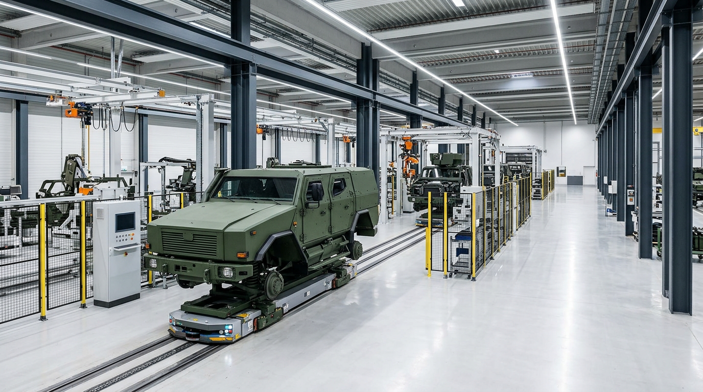 Mercedes-Benz sinaliza interesse em integrar cadeia de defesa europeia
