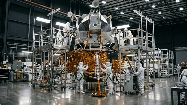 NASA contrata seis empresas para iniciar construção de base lunar no Polo Sul