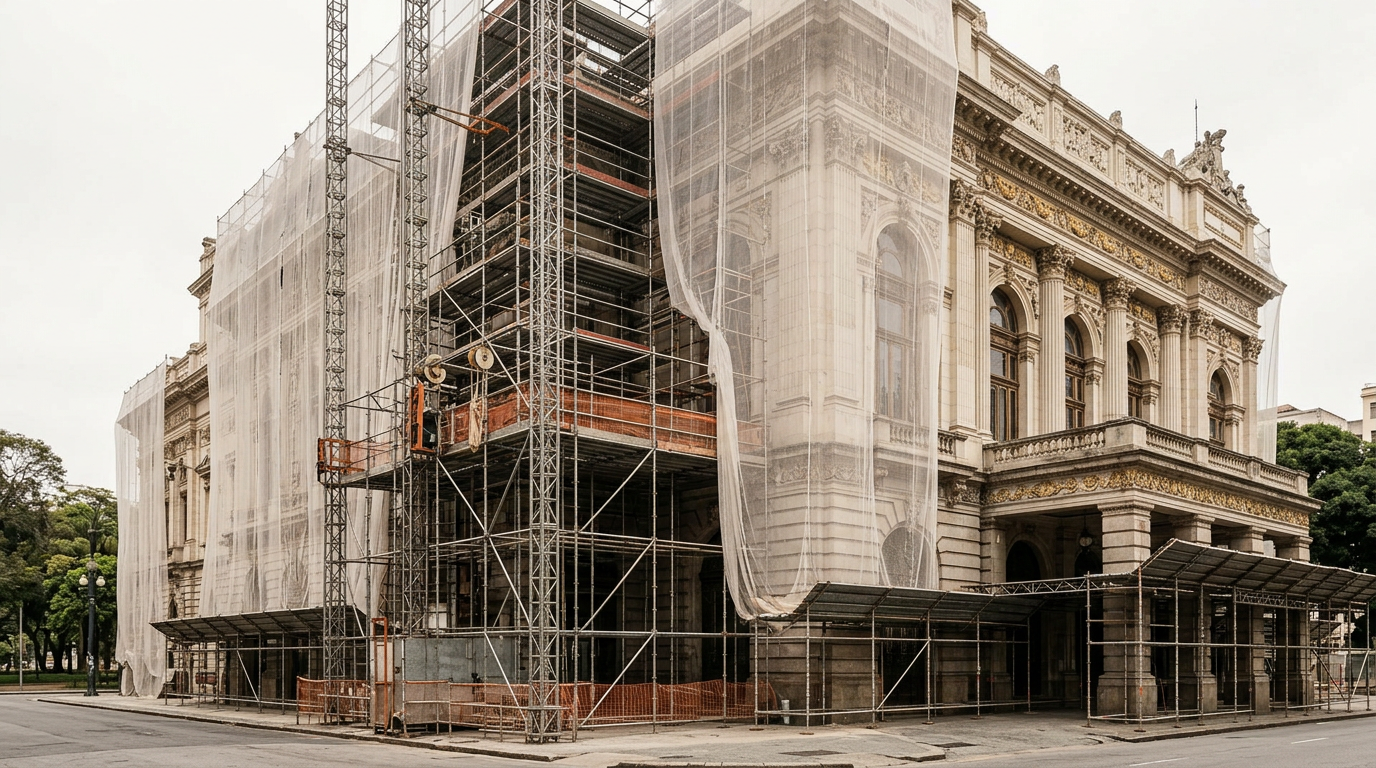 Chumbo no Palais Garnier força extensão de obras e desorganiza cronograma da Ópera de Paris