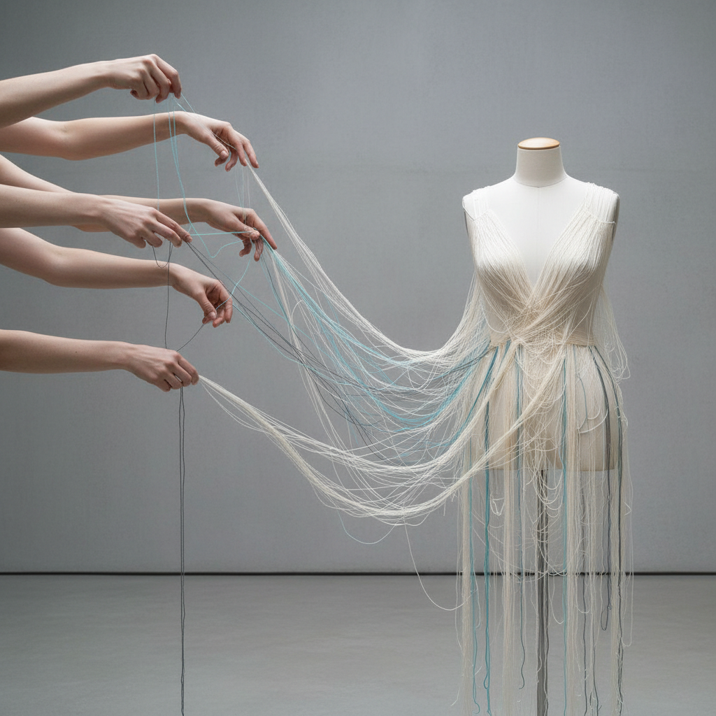Iris van Herpen e o vestido de mil mãos