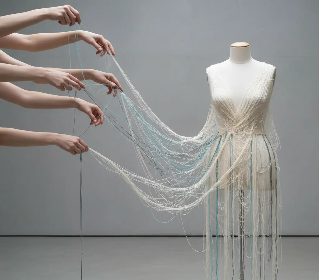Iris van Herpen e o vestido de mil mãos