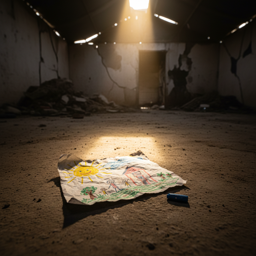 A dança e o giz de cera contra o trauma de Gaza