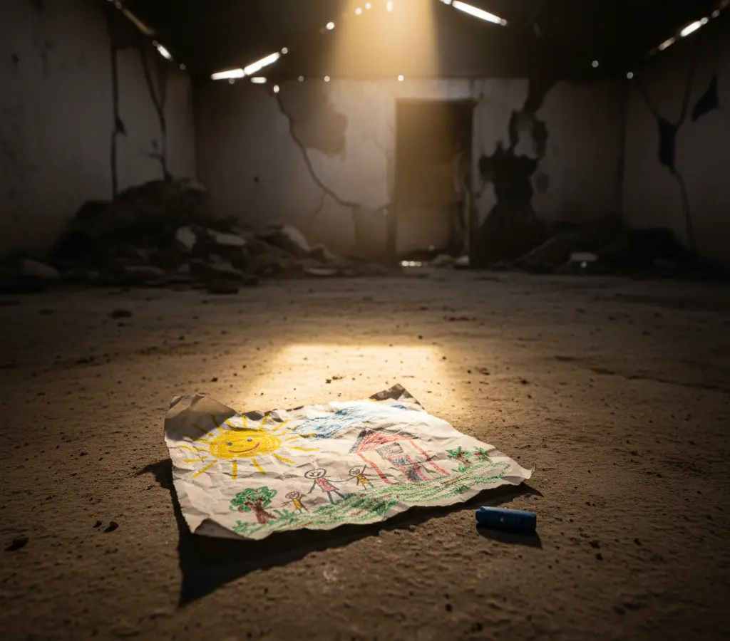 A dança e o giz de cera contra o trauma de Gaza