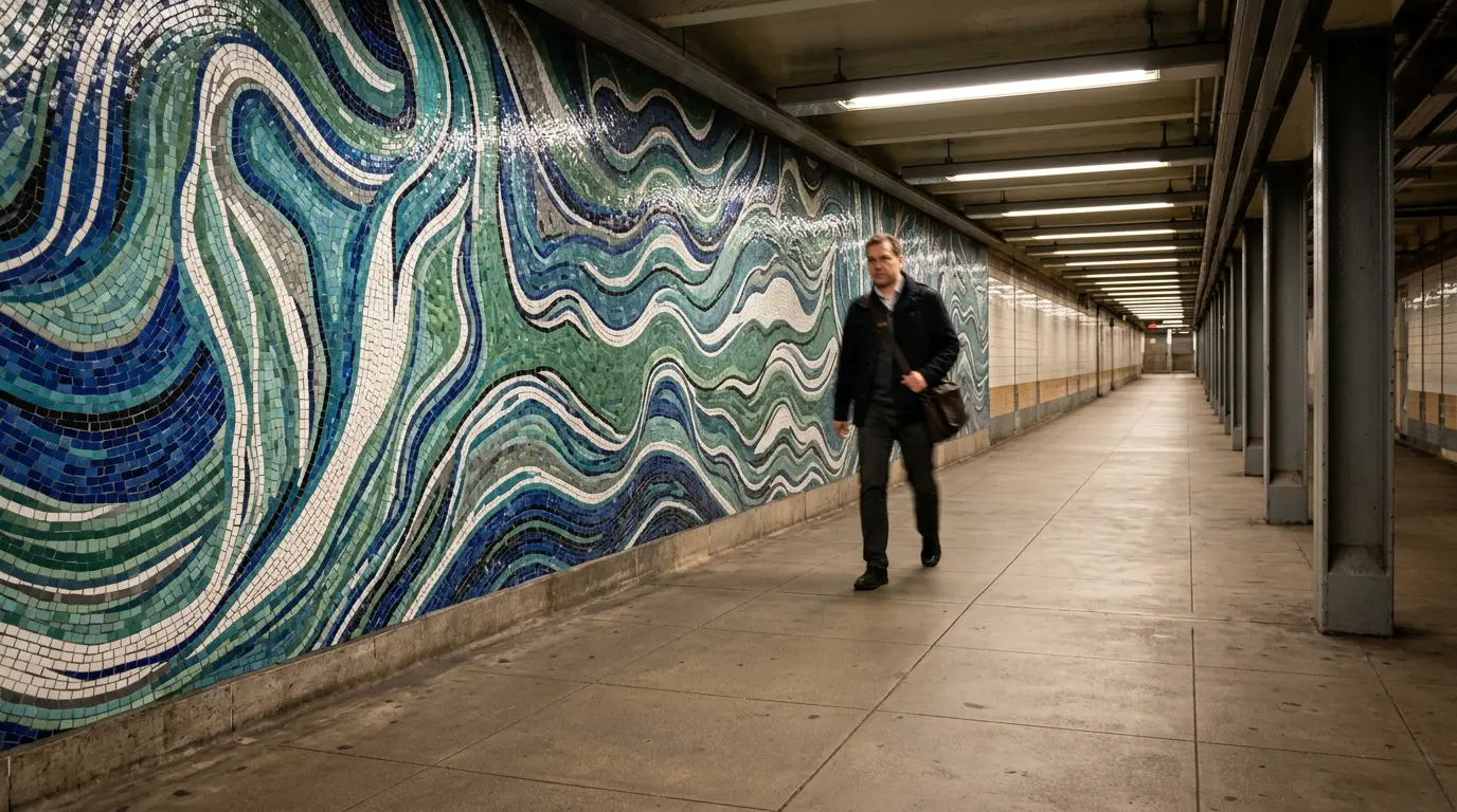 Ruby Onyinyechi Amanze transforma o metrô de Nova York em tela de memórias
