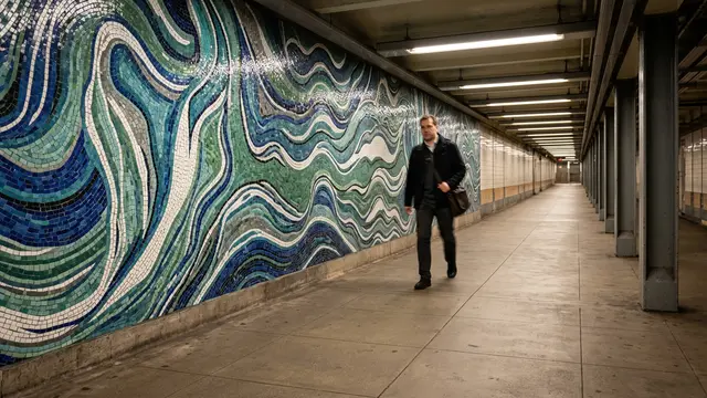 Ruby Onyinyechi Amanze transforma o metrô de Nova York em tela de memórias