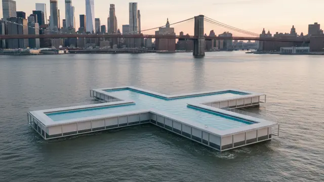 Uma piscina no East River: a longa travessia de um projeto em NY