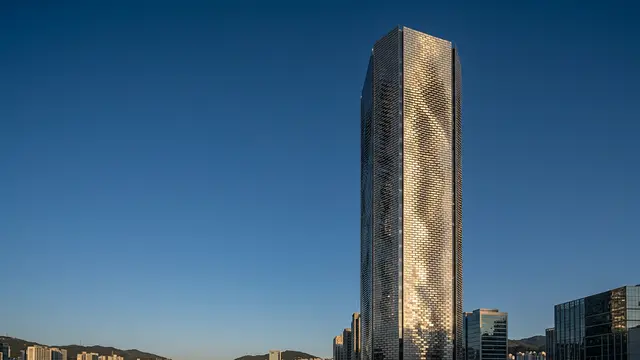 Meganom reveste arranha-céu em Manhattan com 200 mil tijolos de alumínio