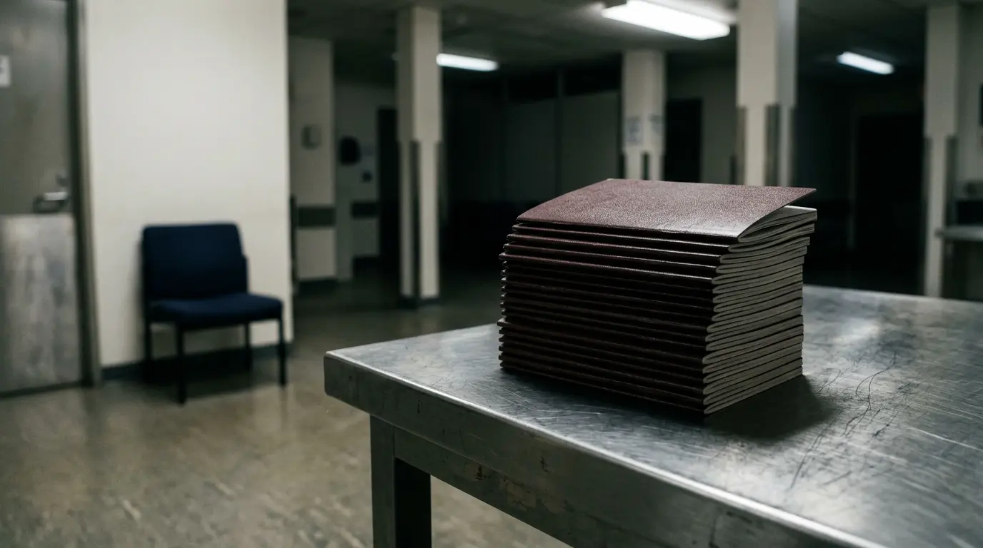 Tudor Rhys Etchells expõe a burocracia da migração — e o mercado de passaportes