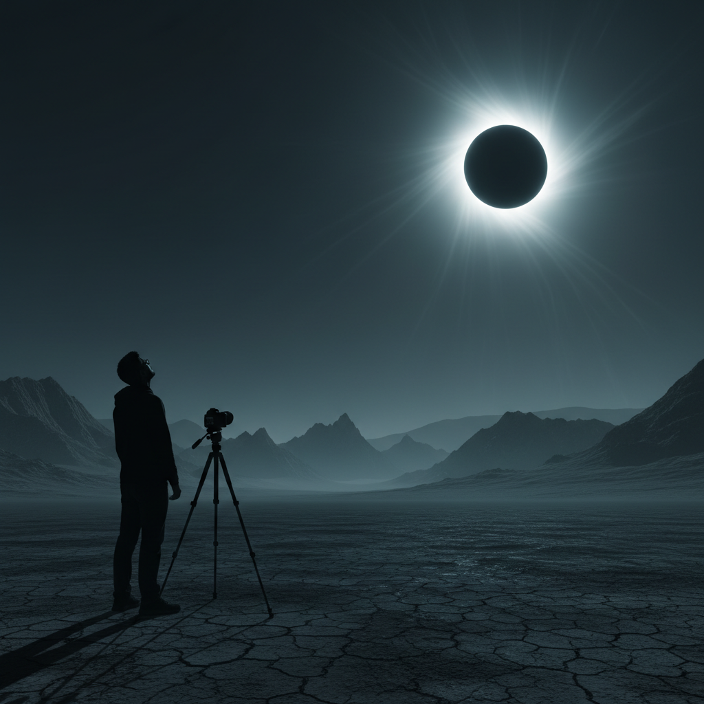 A câmera ou a coroa: o dilema de quem caça um eclipse solar