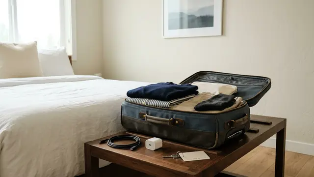 Ritual de partida — a psicologia por trás de organizar o quarto de hotel