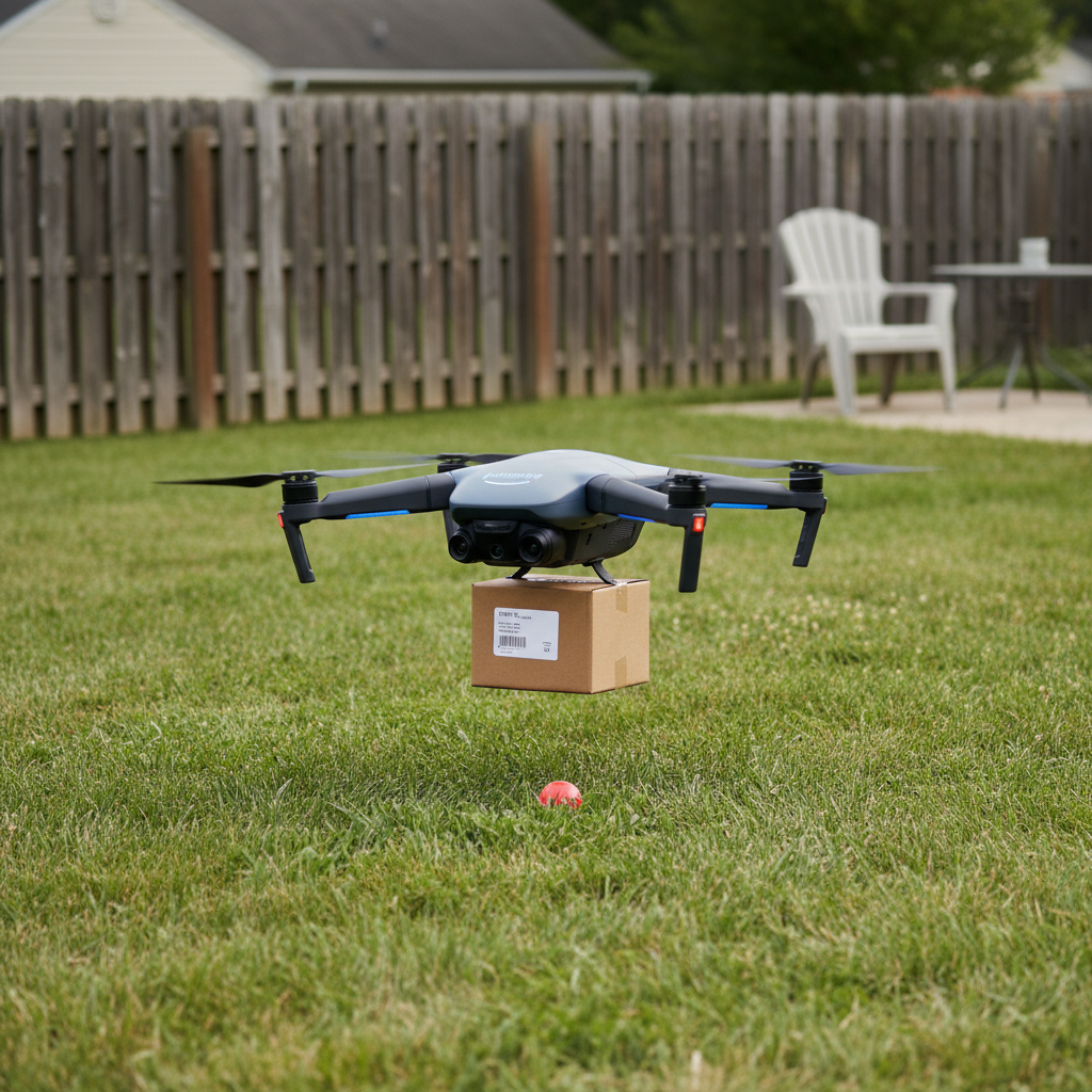 Amazon acelera nos drones: a logística do futuro encontra o quintal do presente
