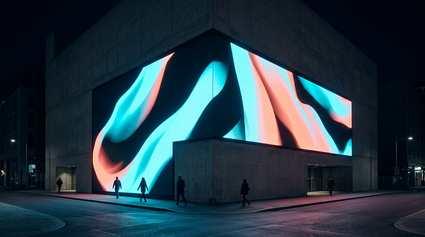 A Dinâmica do Outernet London: Arte Imersiva como Infraestrutura