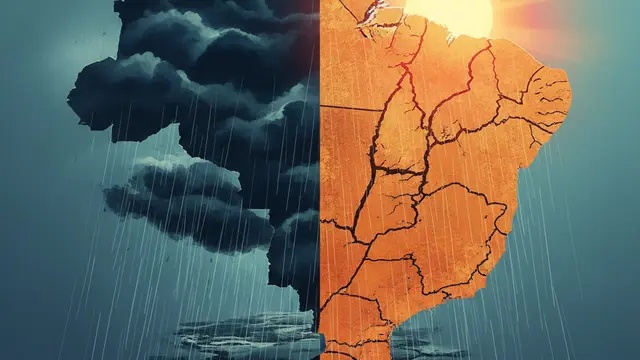 Um país, dois climas: o fim de semana dos extremos no Brasil