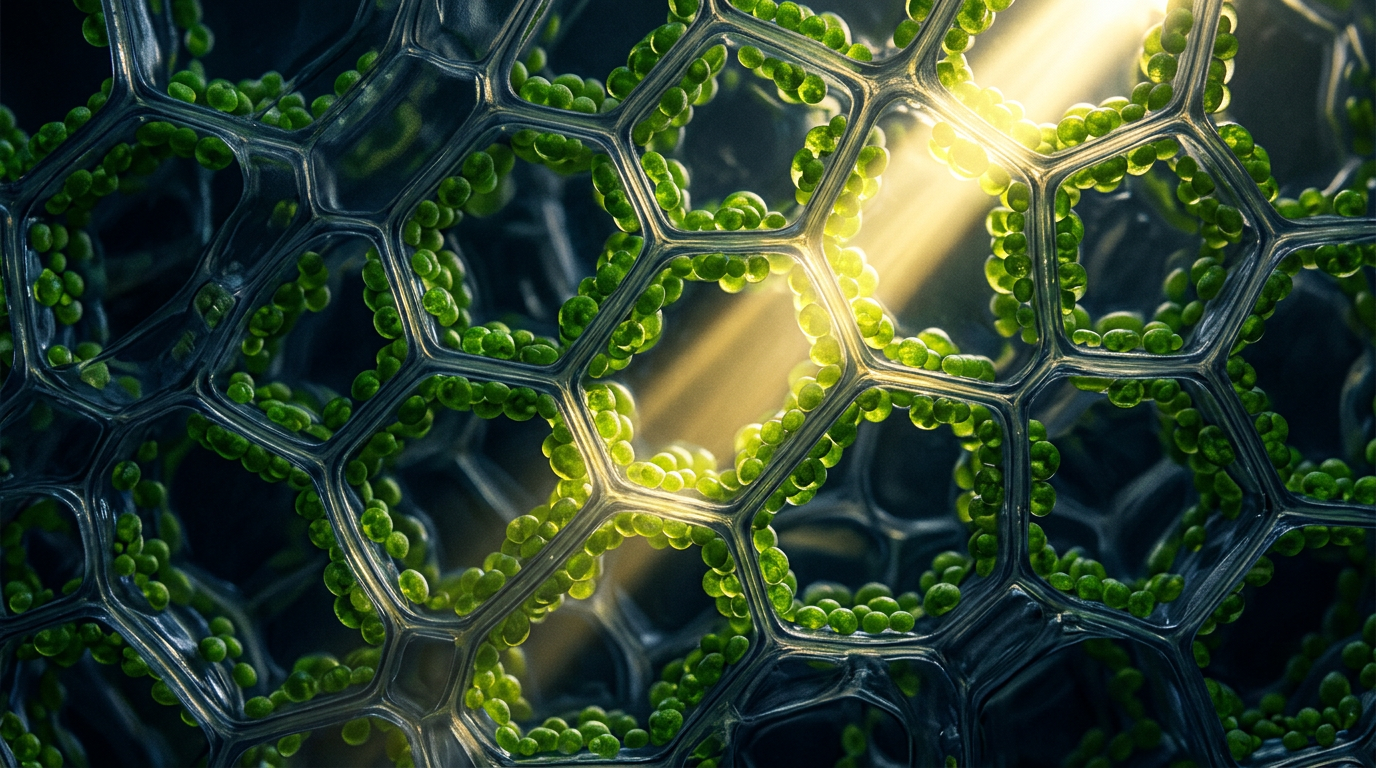A engenharia celular das plantas: como a natureza resolve o problema do empacotamento solar