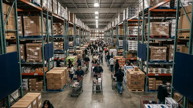 Costco enfrenta superlotação recorde — o que 18% a mais de tráfego revelam sobre o consumo