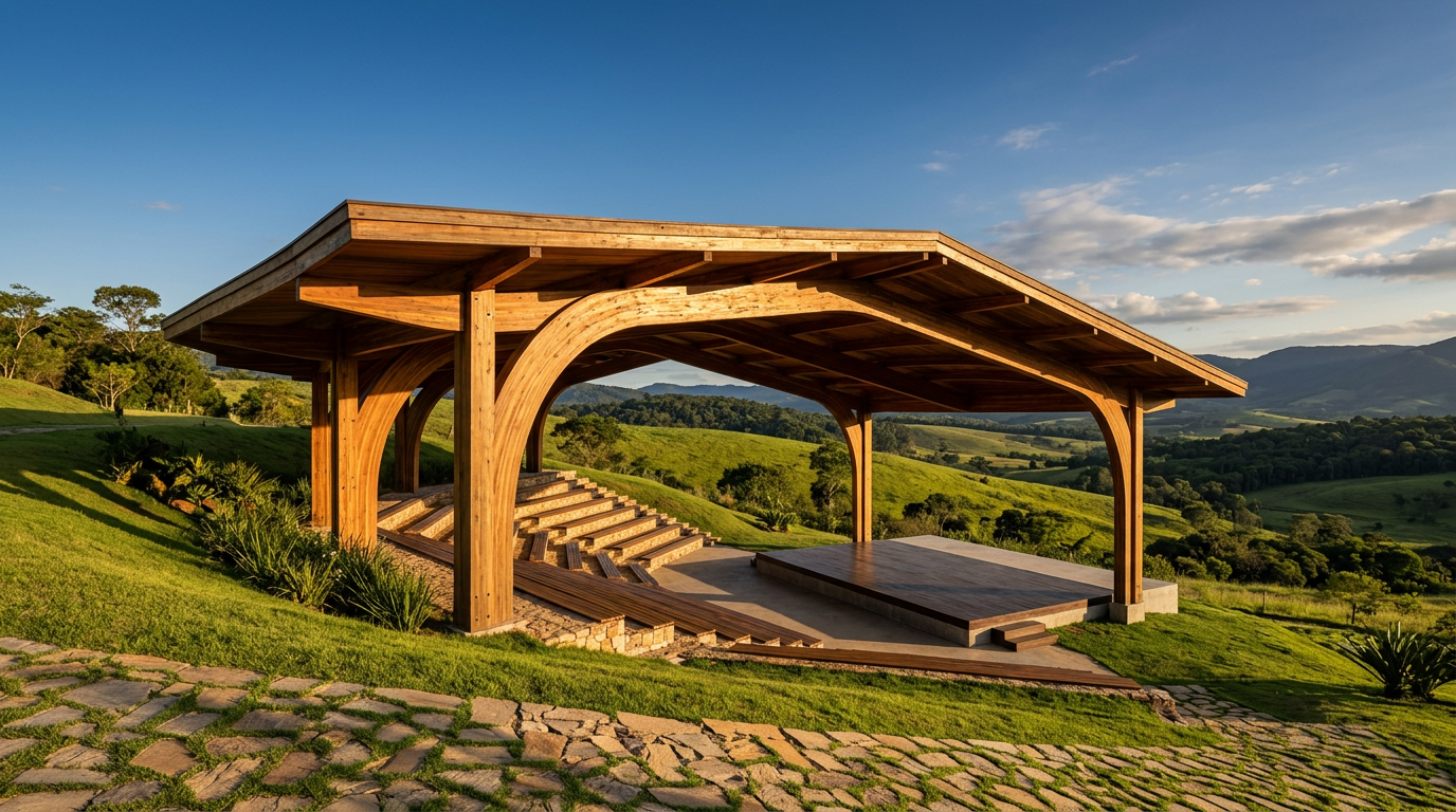 Studio Gang entrega teatro permanente para o Hudson Valley Shakespeare — um novo marco na paisagem