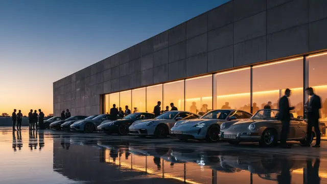 Para a Porsche, a garagem é um clube social