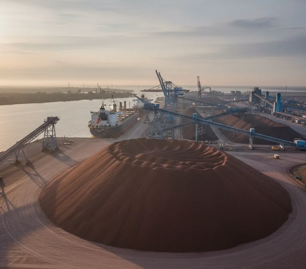 Minério de ferro: o cabo de guerra entre oferta e estoques na China