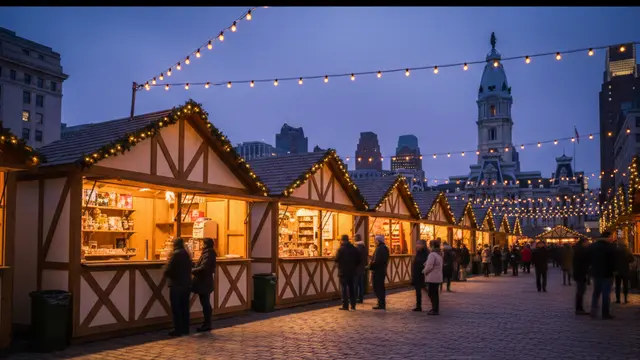 Filadélfia: Um Conto de Natal entre Luzes e Tradições Europeias