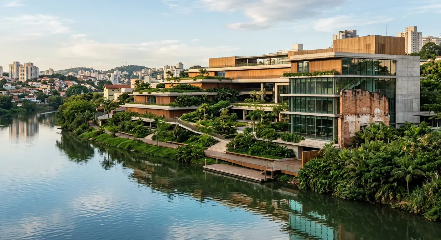 UNStudio resgata margens do rio Someș — o novo projeto em Cluj-Napoca