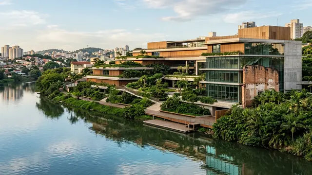 UNStudio resgata margens do rio Someș — o novo projeto em Cluj-Napoca