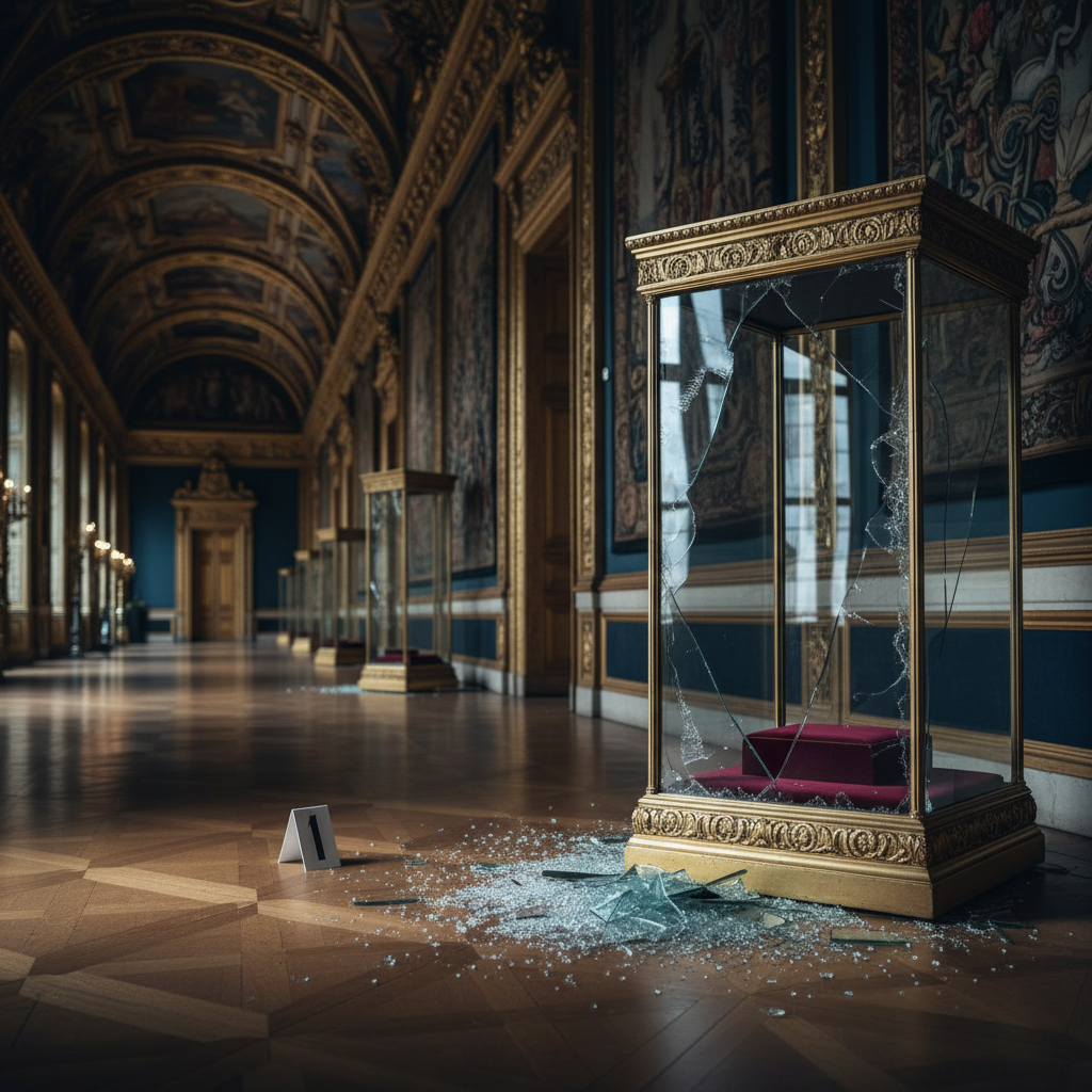 Roubo no Louvre: Suspeito tem prisão mantida em meio a depoimentos conflitantes