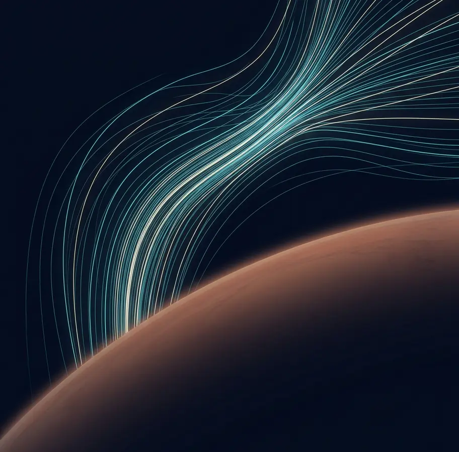 Sonda MAVEN descobre fenômeno magnético inédito na atmosfera de Marte