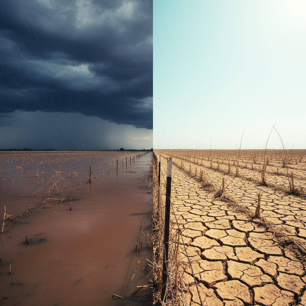 Do dilúvio à seca: o clima testa os extremos do Brasil