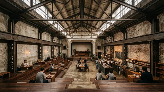 Studio We Live revitaliza cinema dos anos 50 em Chongqing — e preserva memórias industriais